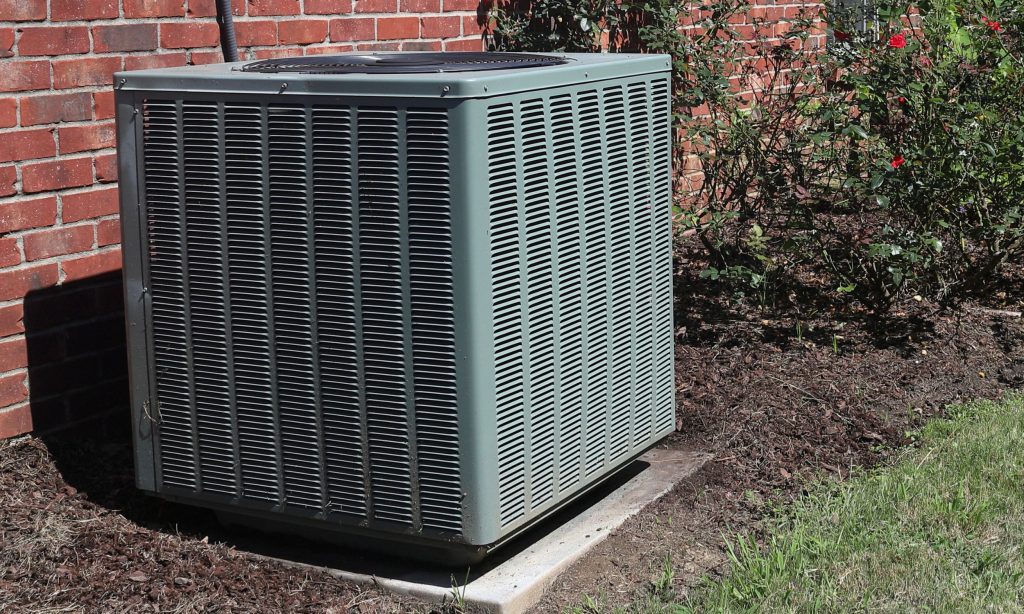 Central air conditioning system outside unit